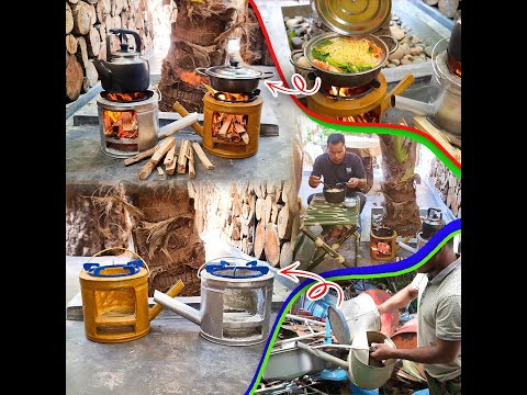 Turn Watering Buckets to Awesome Wood Burning Twin Stove