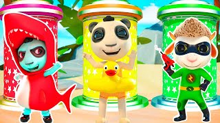 Swimmer Aventures | Funny Kids Songs & Cartoon for Kids | Dolly and Friends 3D