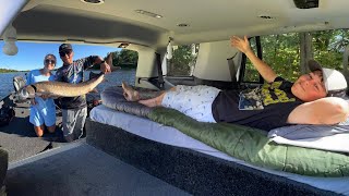 SUV Camping On The Rainy River - Fishing, Camping, Cooking & Family