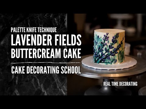 Buttercream Palette Knife Painted Cake [ Cake...
