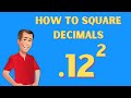 Squaring Decimals and Their Results