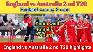 England vs Australia 2nd T20 series match full hd highlights