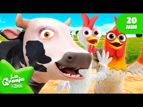 Vaca Lola CuCu Tras 🐮 ¡ Mix Canciones de La Vaca Lola! | @La Granja de Zenón | El Reino Infantil