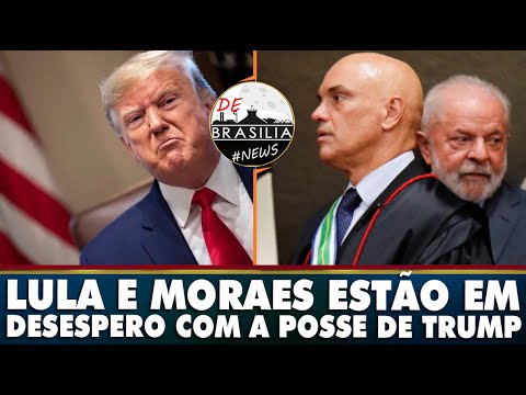 Donald Trump virá para cima de Lula e de Moraes. 22/01