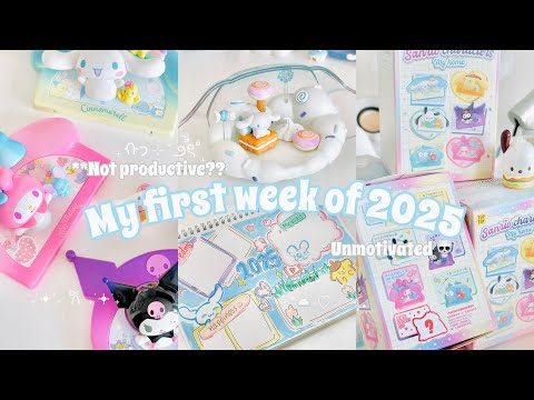 trying to get motivated 🫠 slow cozy sanrio vlog 2025