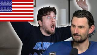 Connor Hellebuyck save vs Canada - Fan Reaction