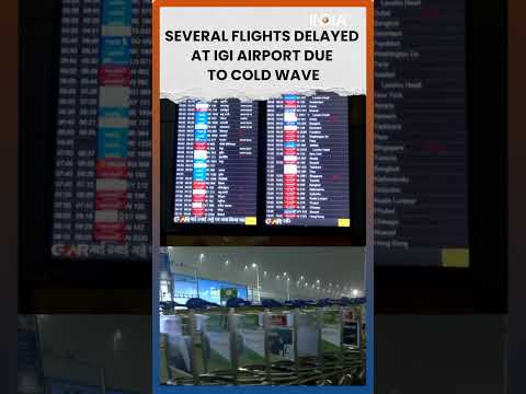 Delhi: Multiple Flights Delayed at IGI Airport as Dense Fog Grip the National Capital #shorts