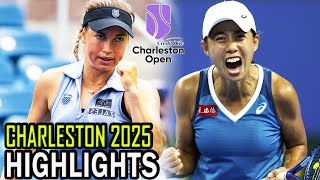 Shuai Zhang vs Yulia Putintseva Round 2 Highlights | Charleston 2025