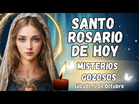 SANTO ROSARIO📿 DE HOY. MISTERIOS GOZOSOS. SÁBADO, 5 DE OCTUBRE. #rosario