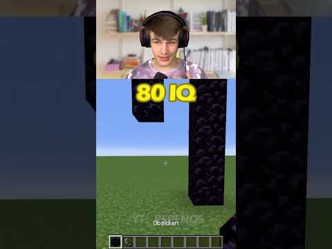 Takhle STAVÍ PORTÁL DO NETHERU 200 IQ HRÁČI v Minecraftu!