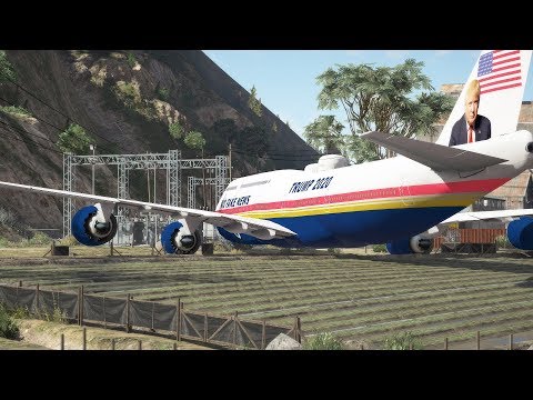World's Heaviest 747 Emergency Landing On A Farm Field | GTA 5
