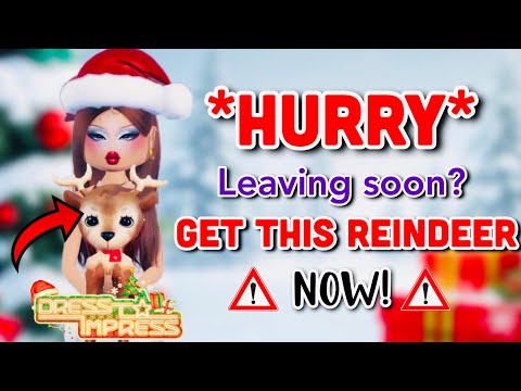 *HURRY* LEAVING SOON? DO THIS TO GET THIS SECRET REINDEER 🤫