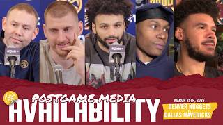 Hear From The Dominant Denver Duo | Nikola Jokić & Jamal Murray Postgame Reactions vs. DAL  🎙️