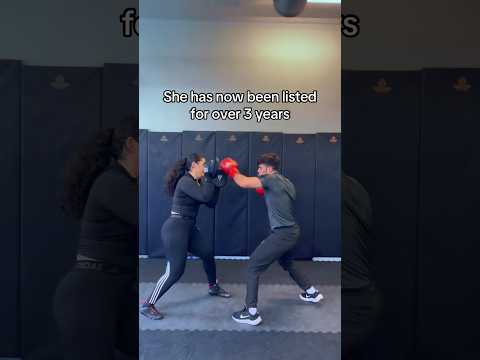 Incredible moment when sister helps brother in boxing journey