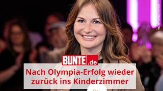 Olympiasiegerin zieht nach Mega-Erfolg wieder ins Kinderzimmer: „Echt ein schönes Gefühl“