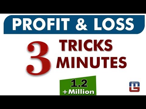 PROFIT & LOSS | 3 TRICKS | 3 MINUTES | MATH BY ARUN SIR | PROFIT AND LOSS TRICKS