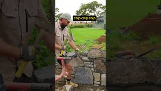 Building Stone Walls #stonemason #construction