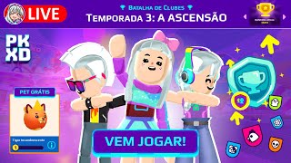 🎮Pontos + Gravação + Pet Grátis durante a  Batalha de Clubes HOJE | Gameplay de PK XD | 🔴 AO VIVO