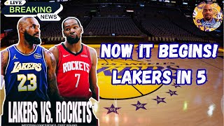 Lakers vs Rockets Game 1 Preview, LeBron vs KD who you got!