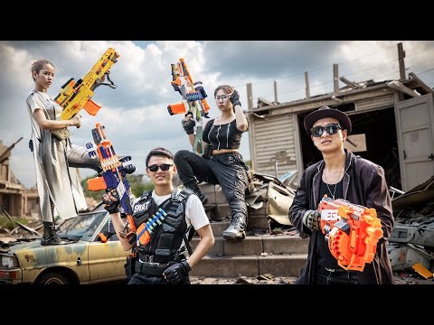 LTT Game Nerf War : SEAL X Hero's Dramatic Nerf Guns Chase Who Will Escape?