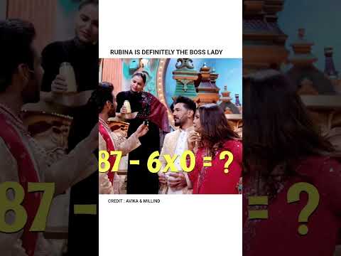 Boss Lady Rubina Dilaik #ytshorts #patipatniaurpanga #trending #diwali #shorts #viral #rubinadilaik