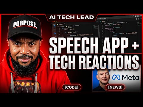 AI Tech Lead: Speak Precisely UI Enhancments + Meta's Massive Job Guarantee |   LIVE