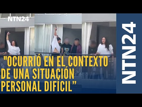 Se pronuncia la mujer que fue grabada disparando al aire desde un balcón en Bogotá