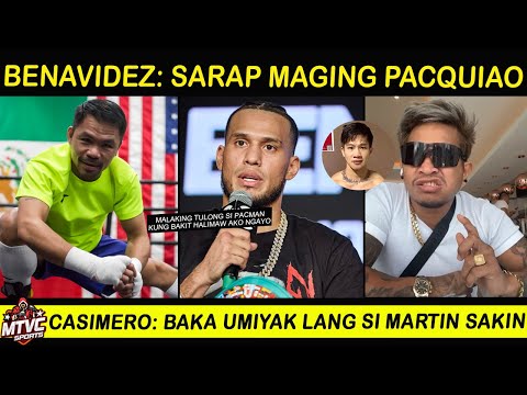 PACQUIAO inspirasyon ni Benavidez maging Halimaw | CASIMERO: iiyak yan si Martin