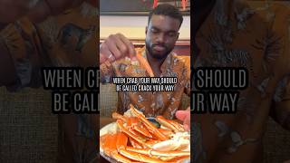 Crab Leg Crackin’ ASMR 🦀