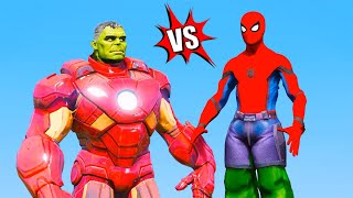 SPIDER HULK vs IRON HULK – The Ultimate Battle! Who Will Win?