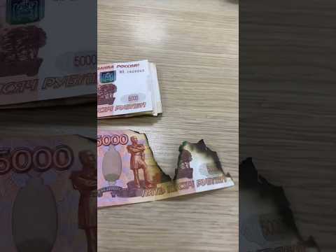 Если нужно , то буду и экспертизу на экспертизу делать😄 #аннажаки #деньги #поврежденныеденьги #банк