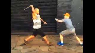 Old Man Fighting for Life. REAL LIFE SELF DEFENSE #selfdefense #mma #fighting