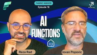 AI Functions in Fabric Data Warehouse | Fabric Insider Ep. 18 | Jovan Popovic