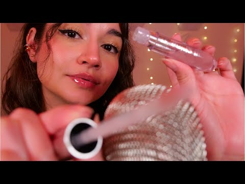 ASMR Sensitive Close Mouth Sounds + Lip Gloss (Tapping, It's Ok, Relax)