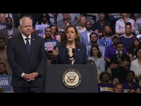 Kamala Harris introduces Gov. Tim Walz as her running mate