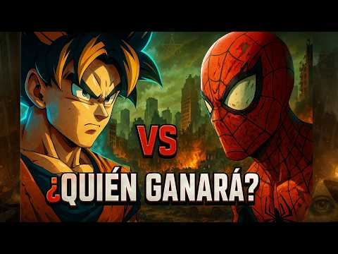 "La pelea más épica: GOKU vs SPIDERMAN (animación IA hiperrealista)"