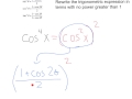 Power Reducing Identities in Trigonometry