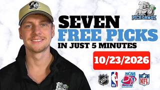 College Football Picks & Predictions For Today Friday 10/23/26 | FREE College Football Best Bets