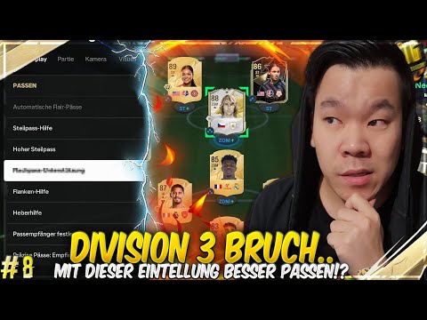 DIV 3 RIVALS BRUCH MIT.. 🤕 MIT DIESER EINSTELLUNG KANN MAN WIEDER NORMAL PASSEN!? 🤔 EAFC 25 RTG#8