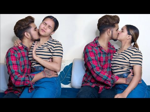 Romantic Prank On My So Much Cute Girlfriend 💖😘 | Real Kissing Prank | Gone Romantic | Couple Rajput