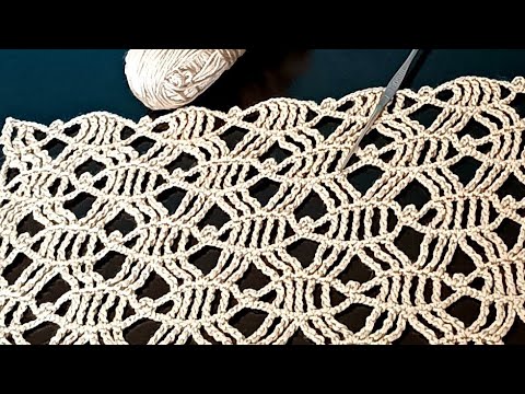 Perfect! Stylish crochet pattern that uses very little yarn. Crochet stitch