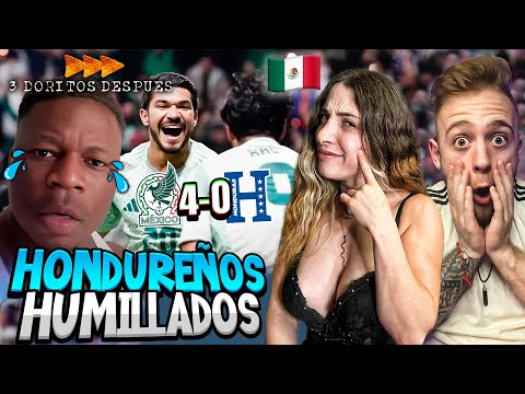 HONDUREÑOS Humillados por MÉXICO 3 DORITOS DESPUÉS 😂 | ESPAÑOLES REACCIONAN