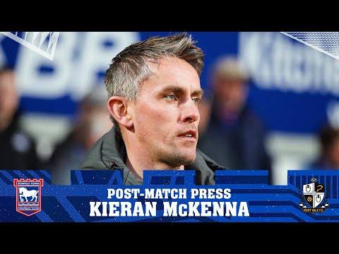 KIERAN McKENNA POST PORT VALE