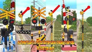 Langka! Kereta Api Inspeksi Melintas Cepat di Perlintasan! 🚆🔍