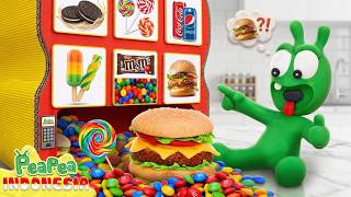 Pea Pea Bermain Peran Menjual Makanan 🍔🍟Pea Pea Bahasa Indonesia