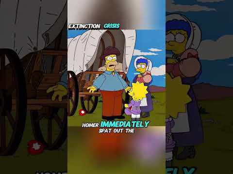 Apples almost became extinct due to Homer's mistake #anime #animerecap #TheSimpsons