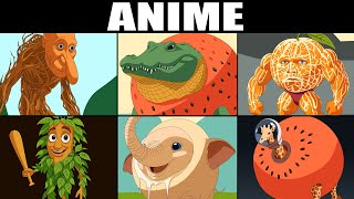 Italian Brainrot But They All Evolved Brainrot but ANIME