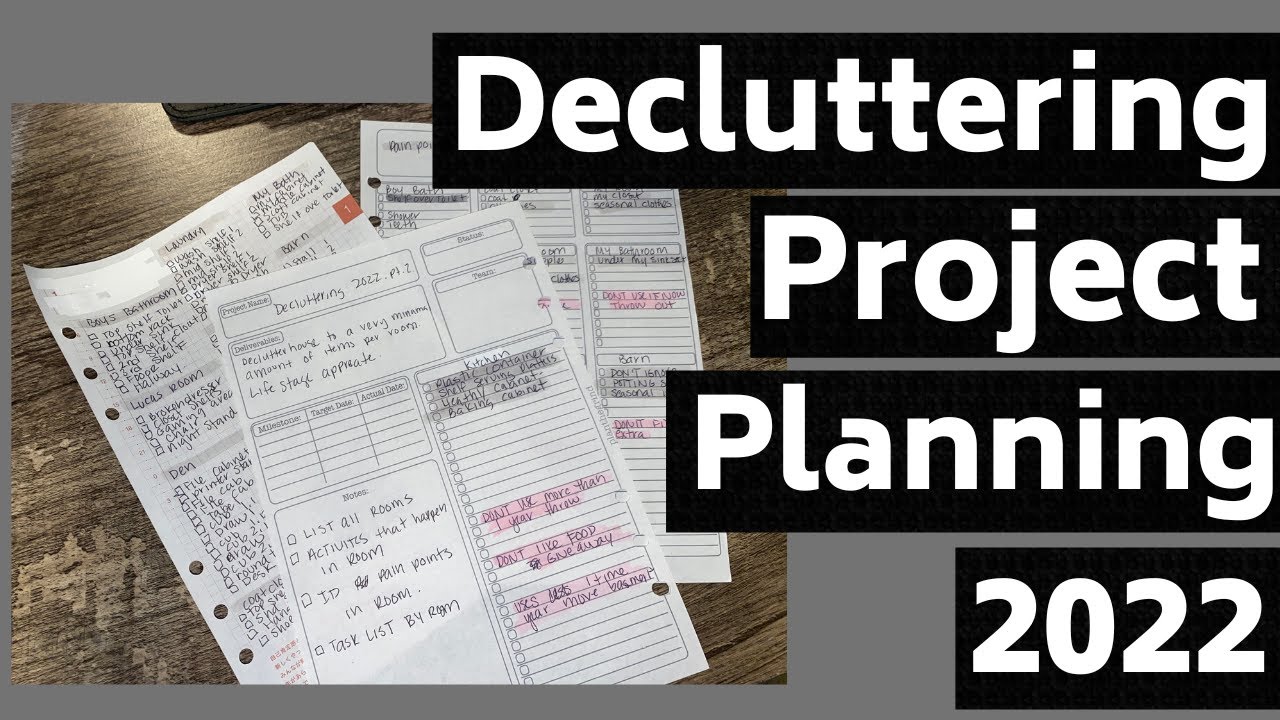 How I Project Plan a Decluttering Project Using Project Management