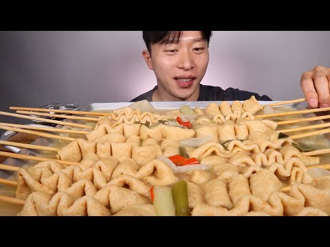 뜨끈한 포장마차 어묵... 넉넉히 먹어보겠습니다 먹방 ASMR MUKBANG FISH CAKE EATING SHOW