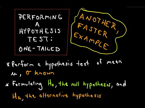 ❖ Hypothesis Test : 'Performing a Full Hypothesis Test, Ex 2' ❖